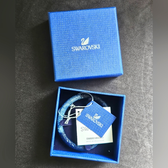 Brand new Swarovski blue gradient Stardust bracelet with tags Christmas gift - Picture 2 of 8